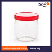 VITROLERO DE 1 KG TAPARROSCA 110 M LISO  CON 1 PZ O CAJA CON 50 PZS