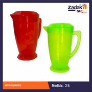 AL-0902-3 JARRA DE PLASTICO 3LT, CON 1 PZ O CAJA CON 15 PZS (2)