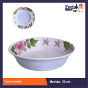 AB-0947-8 TAZON DE MELAMINA 20 CM CON 1 PZS  O CAJA CON 108 PZS