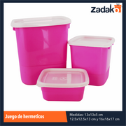 2777 JUEGO DE HERMETICOS, CON 1 PZ O CAJA CON 14 PZS