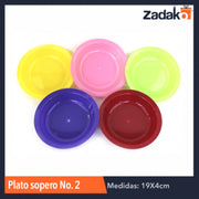 PLATO SOPERO N.2, CON 1 PZ O CAJA CON 400 PZS